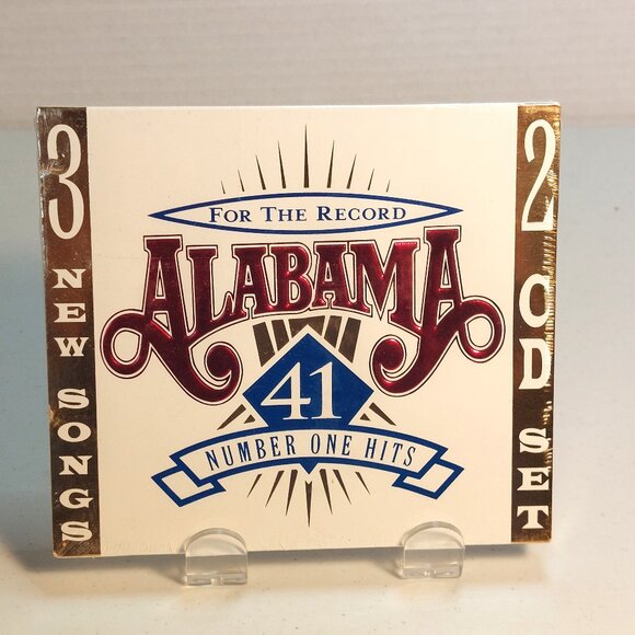 Alabama ~ For the Record: 41 Number One Hits ( 2 CD Set,1998 ) new sealed - Picture 3 of 4